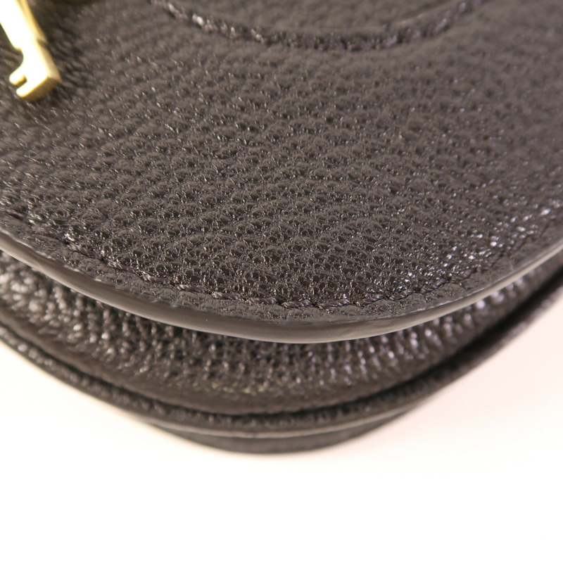 SEE BY CHLOE 牛皮皮革Hana Pebble金扣肩背袋-9