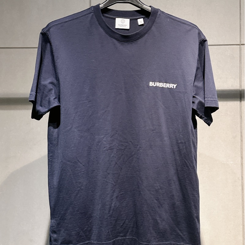 莉亞精品♡ Burberry TB logo深藍短袖xs 近新-3