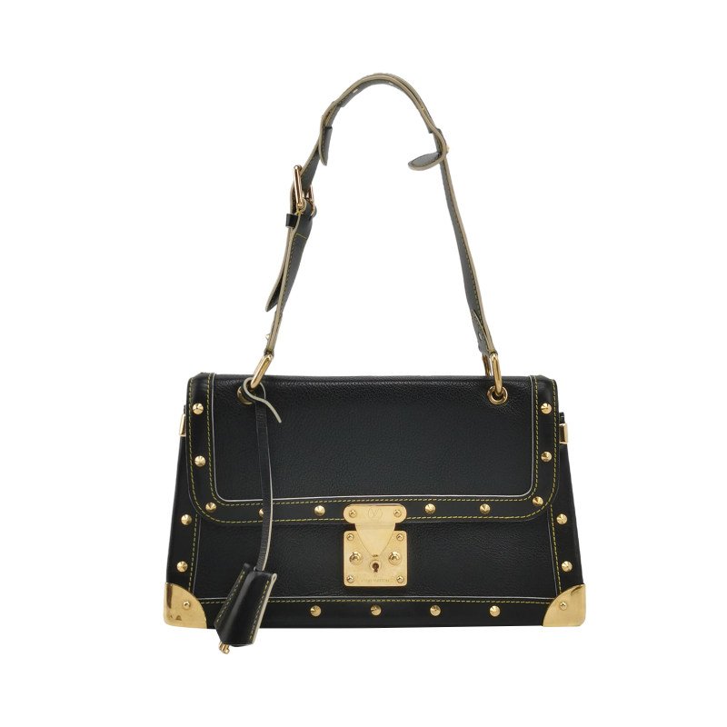 Louis Vuitton (LV) Suhali 蘇哈里 中號 牛皮羊皮 S-lock 鉚釘 單肩包-0