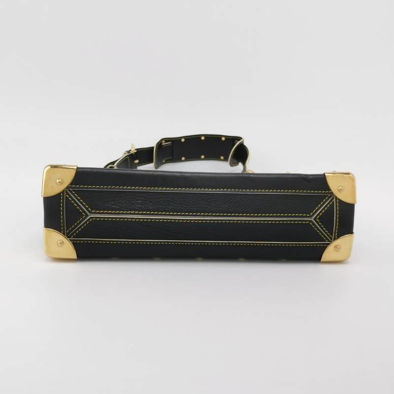 Louis Vuitton (LV) Suhali 蘇哈里 中號 牛皮羊皮 S-lock 鉚釘 單肩包-4
