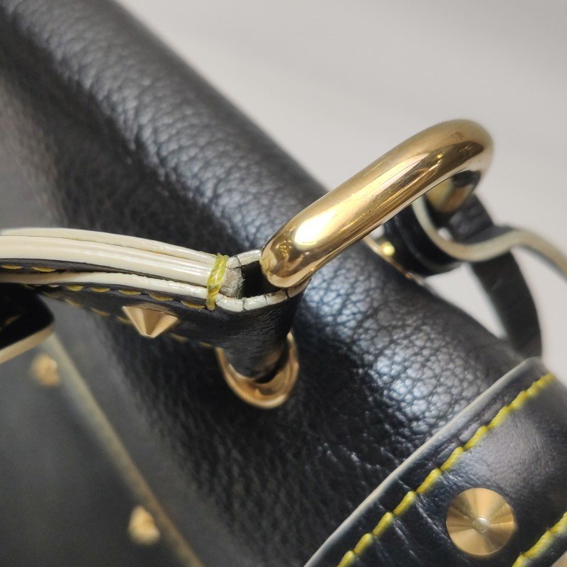 Louis Vuitton (LV) Suhali 蘇哈里 中號 牛皮羊皮 S-lock 鉚釘 單肩包-22