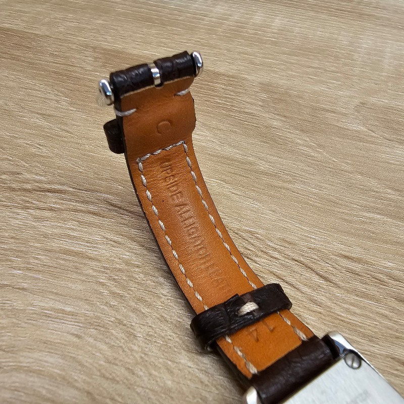 Longines浪琴 藍鋼針Elegant優雅系列酒桶型自動機械錶-17