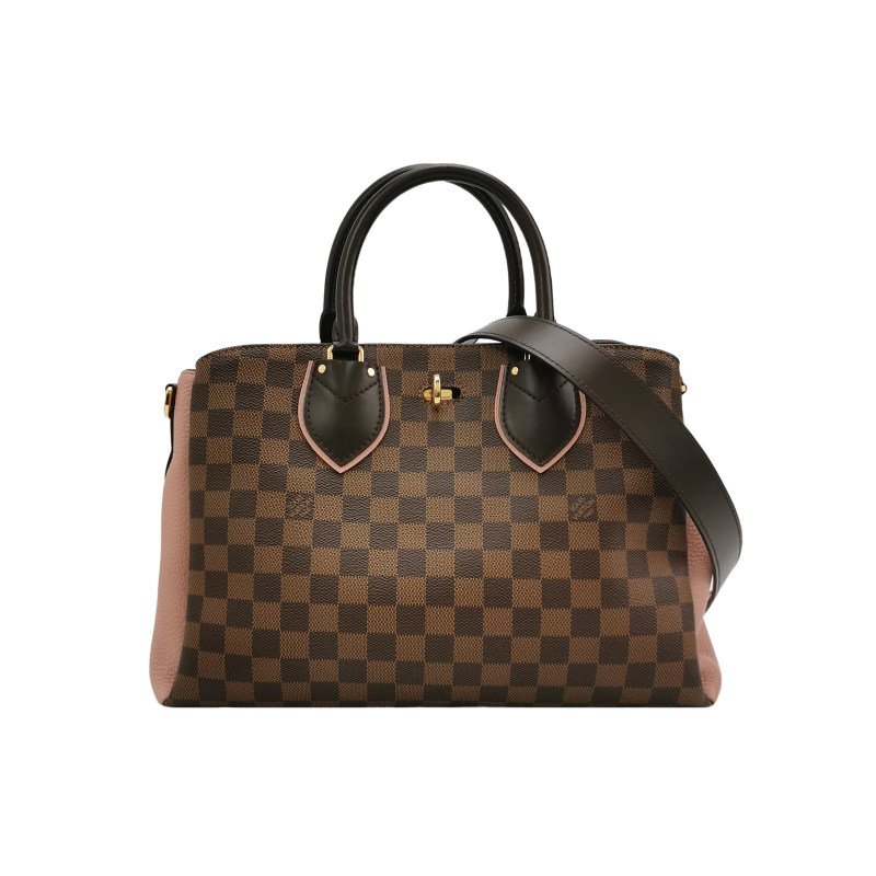 Louis Vuitton (LV) Normandy諾曼底 牛皮 棋盤格 鎖扣 斜背包 單肩包-0