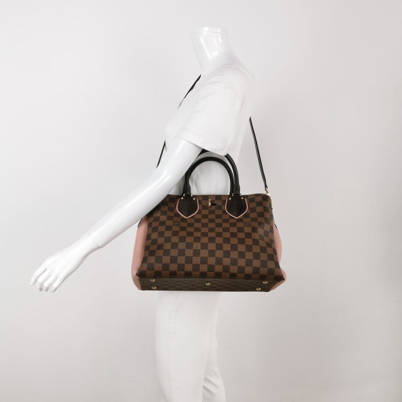 Louis Vuitton (LV) Normandy諾曼底 牛皮 棋盤格 鎖扣 斜背包 單肩包-2