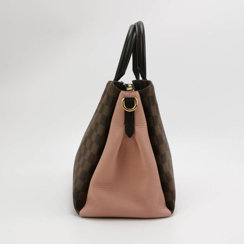 Louis Vuitton (LV) Normandy諾曼底 牛皮 棋盤格 鎖扣 斜背包 單肩包-4