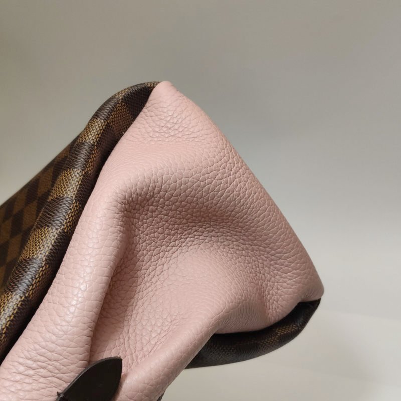 Louis Vuitton (LV) Normandy諾曼底 牛皮 棋盤格 鎖扣 斜背包 單肩包-11