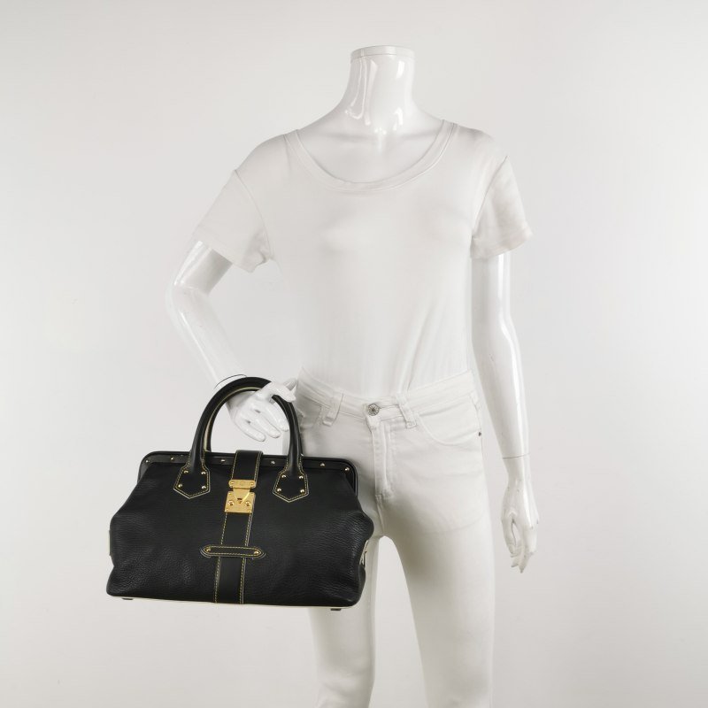 Louis Vuitton (LV) Suhali蘇哈里 牛皮羊皮 S-lock鉚釘 手提包-2