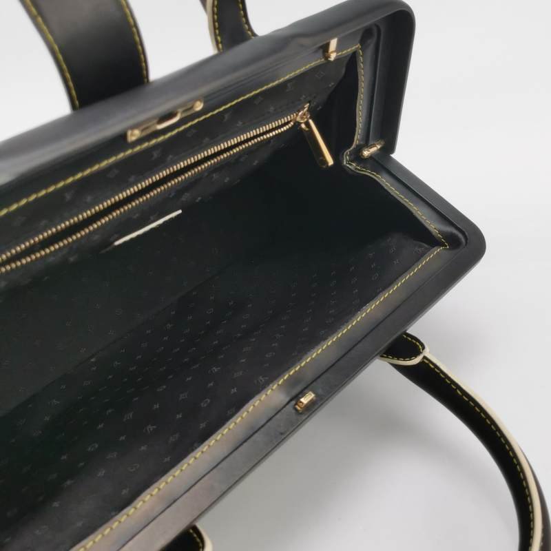Louis Vuitton (LV) Suhali蘇哈里 牛皮羊皮 S-lock鉚釘 手提包-5