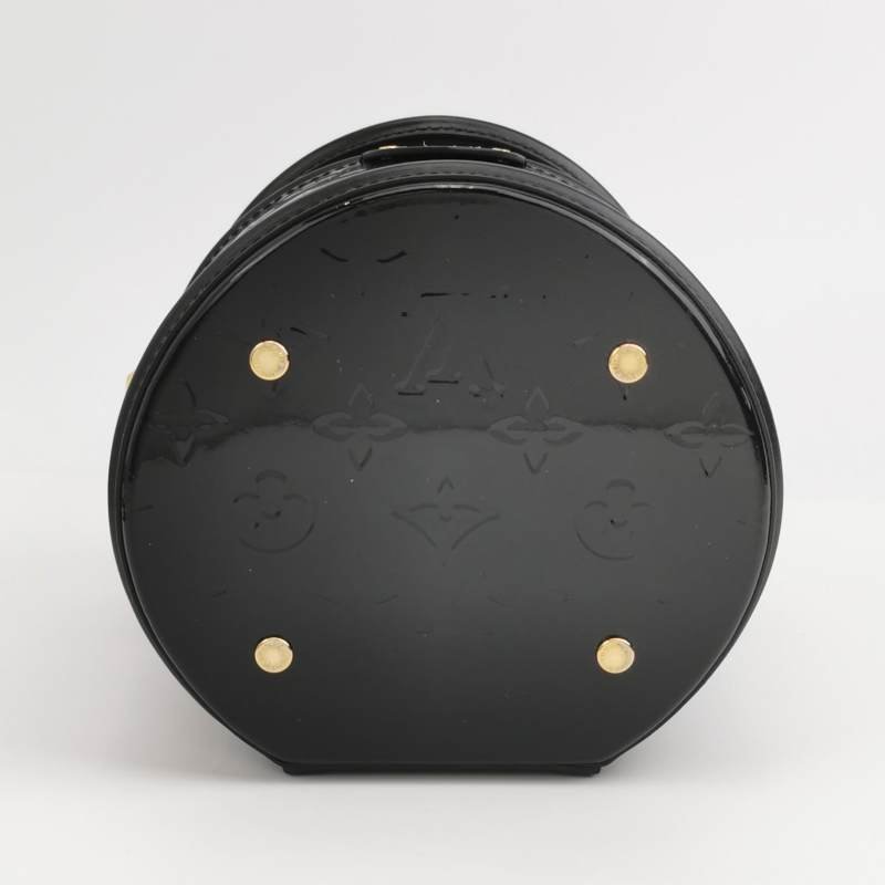 Louis Vuitton (LV) Cannes 發財桶 小號 牛皮漆皮 壓紋 老花 斜背包 單肩包-5