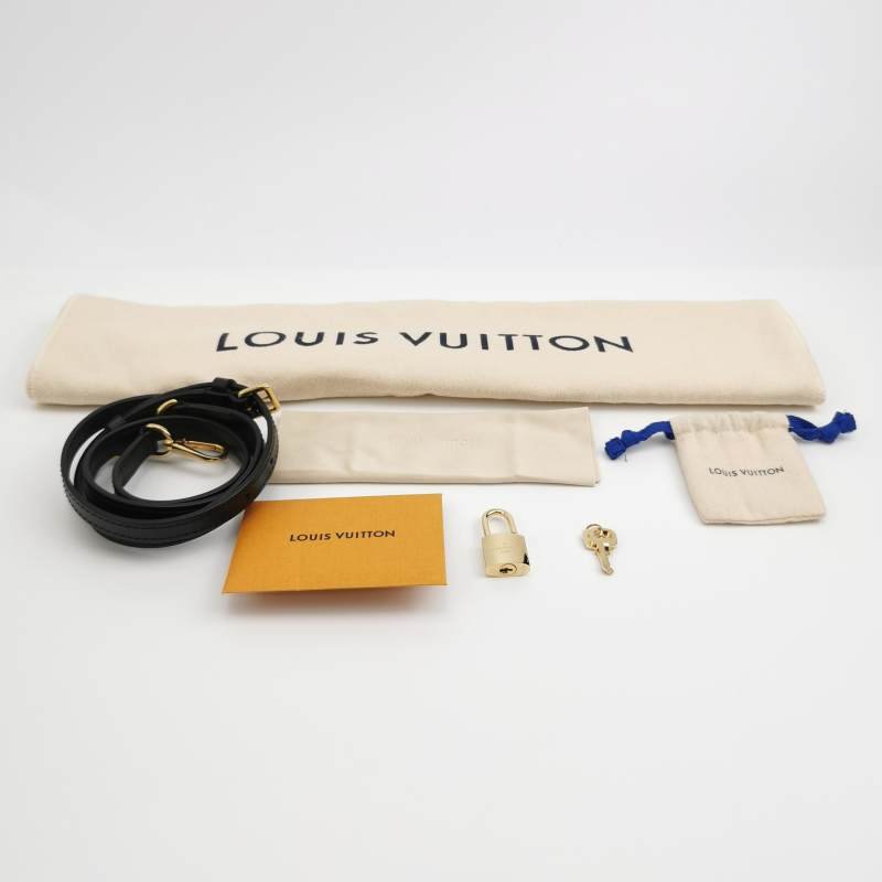 Louis Vuitton (LV) Cannes 發財桶 小號 牛皮漆皮 壓紋 老花 斜背包 單肩包-9