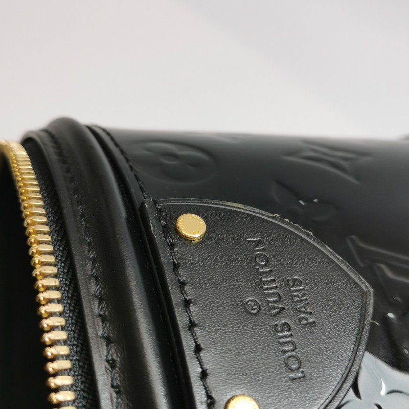 Louis Vuitton (LV) Cannes 發財桶 小號 牛皮漆皮 壓紋 老花 斜背包 單肩包-13