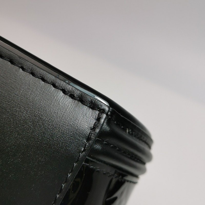 Louis Vuitton (LV) Cannes 發財桶 小號 牛皮漆皮 壓紋 老花 斜背包 單肩包-18