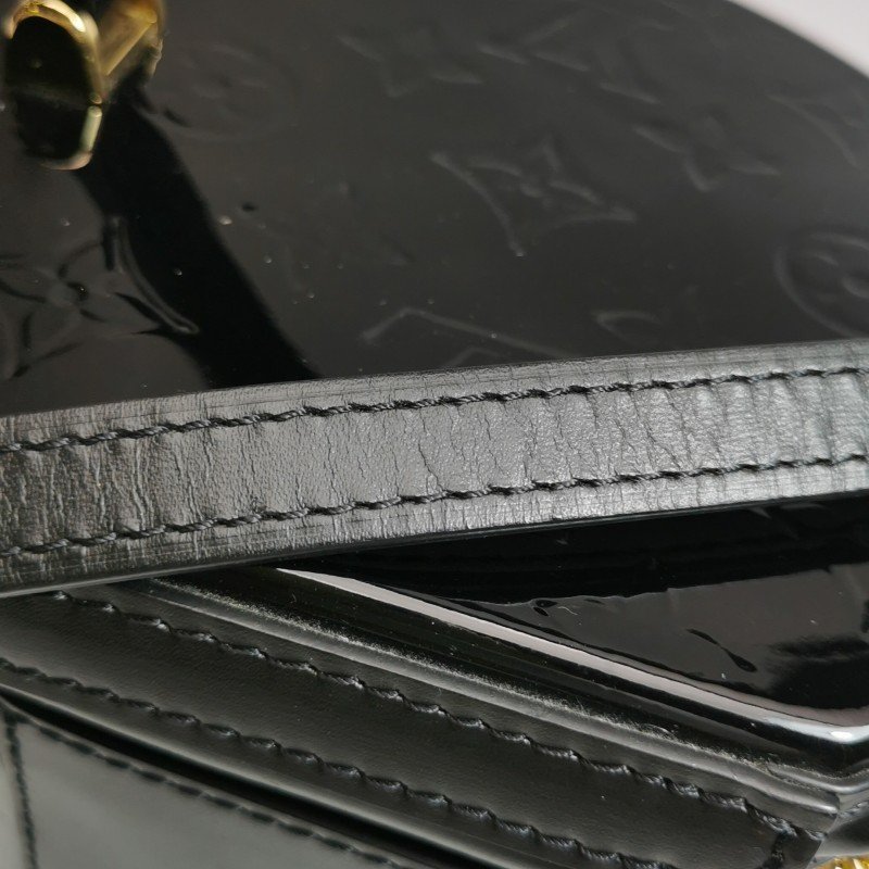 Louis Vuitton (LV) Cannes 發財桶 小號 牛皮漆皮 壓紋 老花 斜背包 單肩包-22