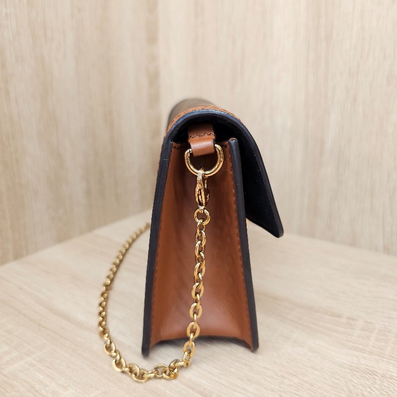 LV雙色Dauphine斜背WOC鏈包-1