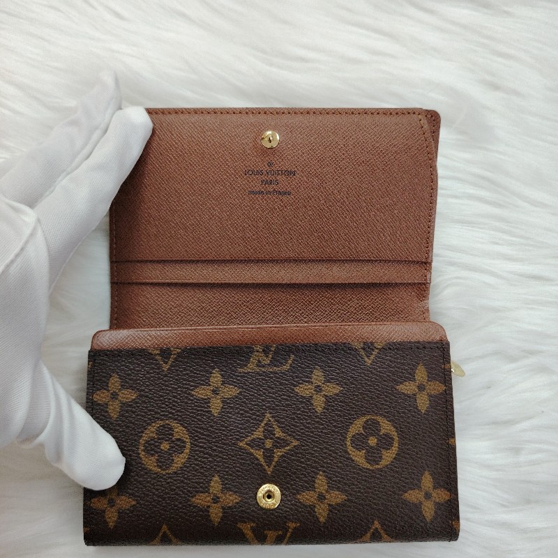 LV 路易威登 中古老花銀包-2