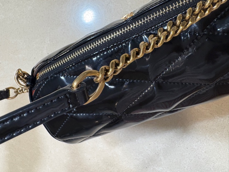 聖羅蘭/YSL［Sade］min迷你圓筒手袋  19*9*9 閒置新品 亮漆皮-10