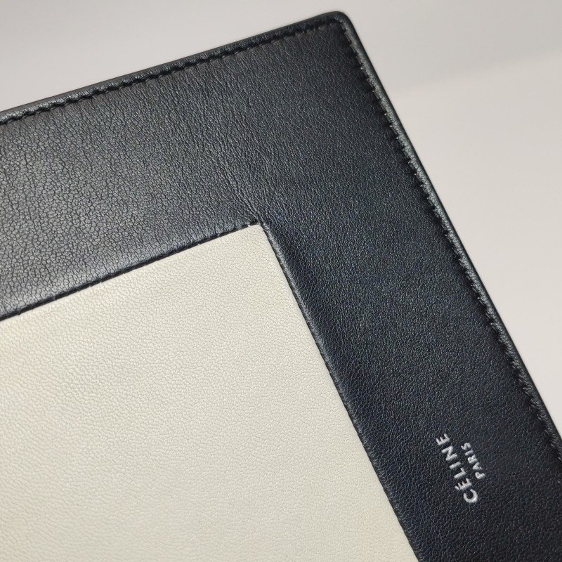 Celine Frame 羊皮 拼色 字母logo 畫框造型 斜背包 單肩包-14