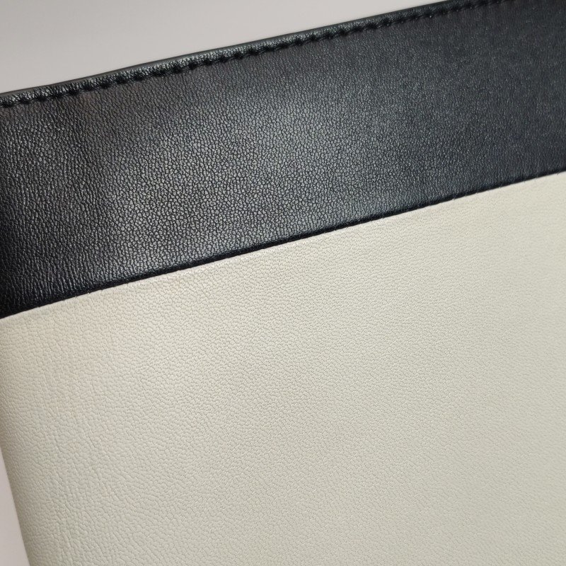 Celine Frame 羊皮 拼色 字母logo 畫框造型 斜背包 單肩包-16