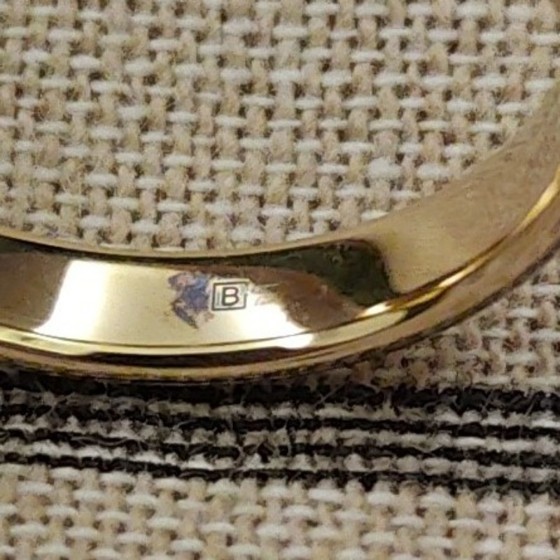 Gucci 橙+紫心形閃電吊墜互扣雙G戒指-8