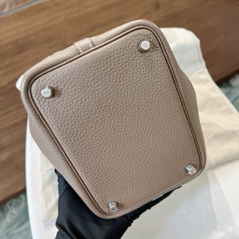 Hermes Picotin 18 愛馬仕 菜籃子 大象灰銀扣-2