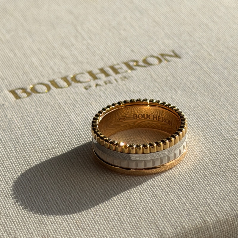 寶詩龍BOUCHERON QUATRE WHITE系列戒指T50-4