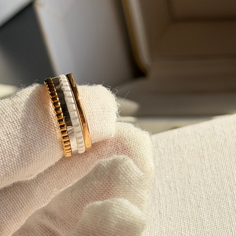 寶詩龍BOUCHERON QUATRE WHITE系列戒指T50-6