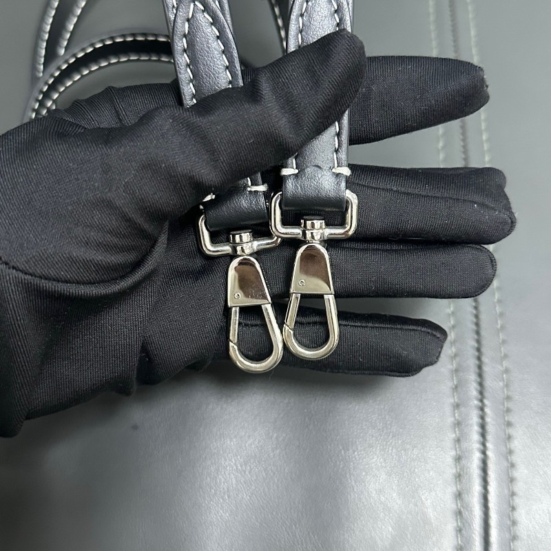 Burberry 丹寧Pocket牛仔印花藍色口袋包 郵差包肩背包-8