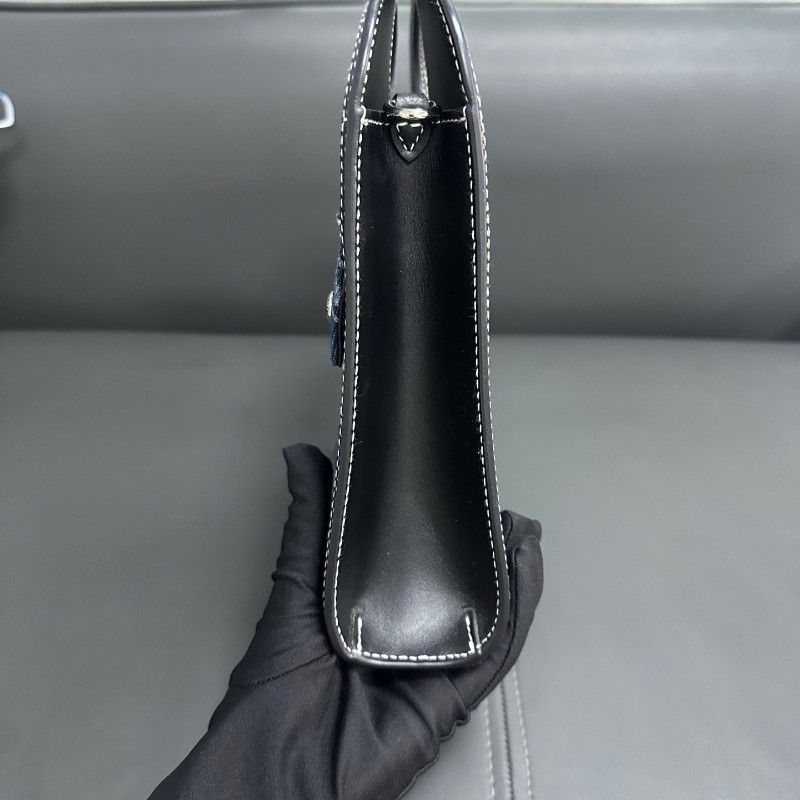 Burberry 丹寧Pocket牛仔印花藍色口袋包 郵差包肩背包-16