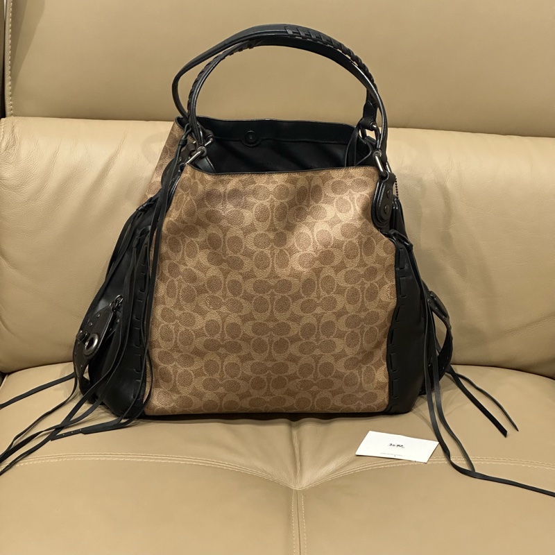 99新🌟 coach #流蘇 #機場包 #托特包 #hobo 腋下包-1