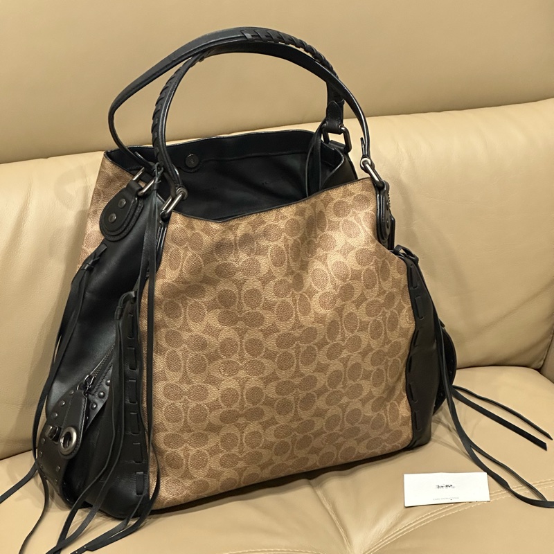 99新🌟 coach #流蘇 #機場包 #托特包 #hobo 腋下包-2