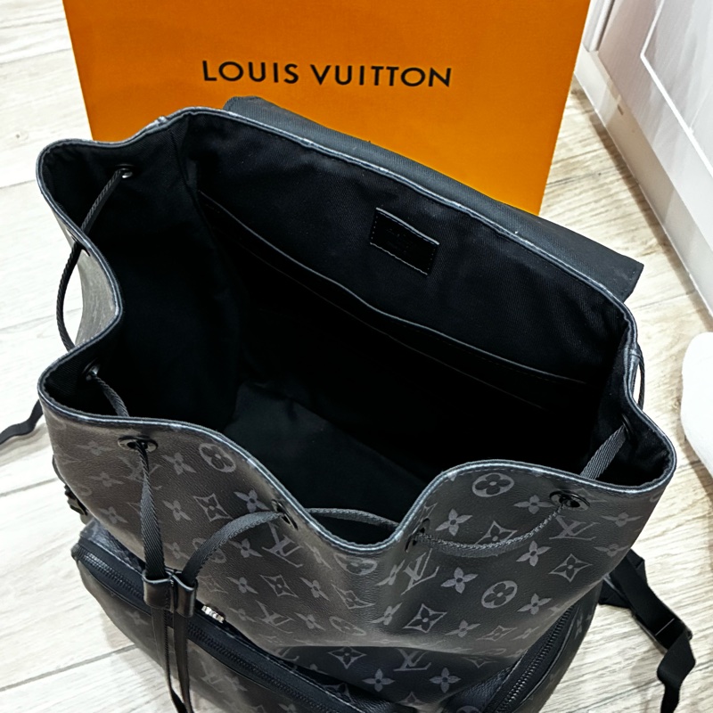 Louis Vuitton 黑老花Trio男士後背包-6