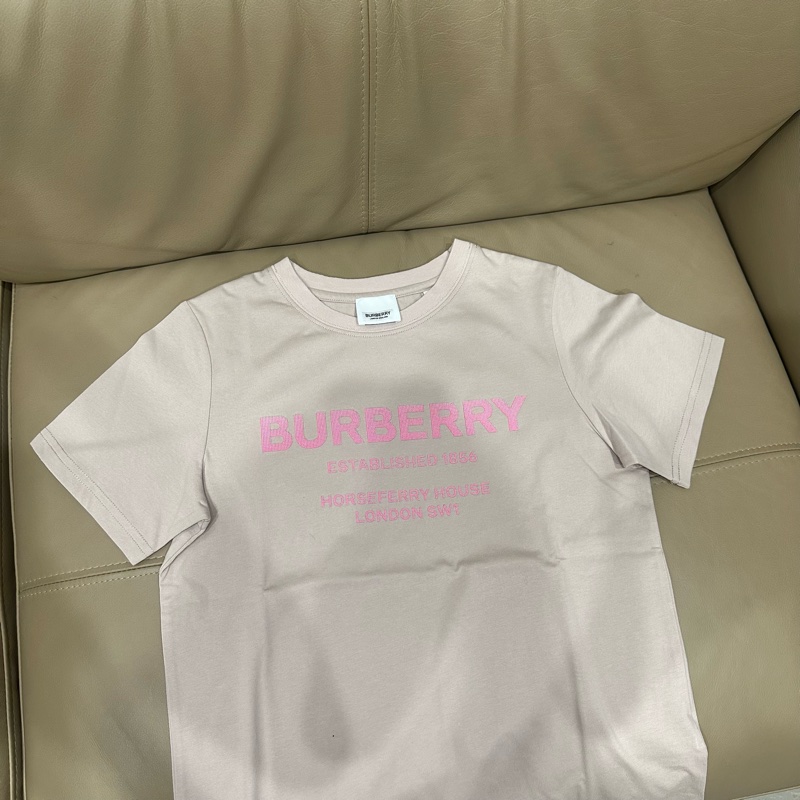 全新🌟 burberry 櫻花粉 #短袖 #Tshirt #上衣 #衣服-4
