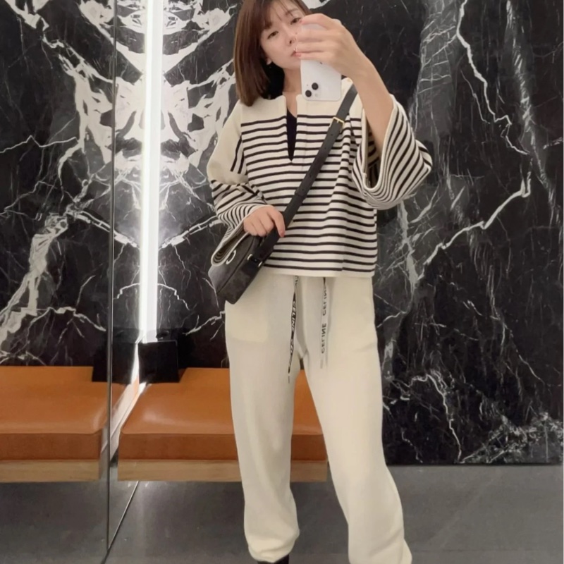 全新🈶️25年台灣購證❤️Celine #羊毛 #山羊絨 #cashmere #長褲。-2