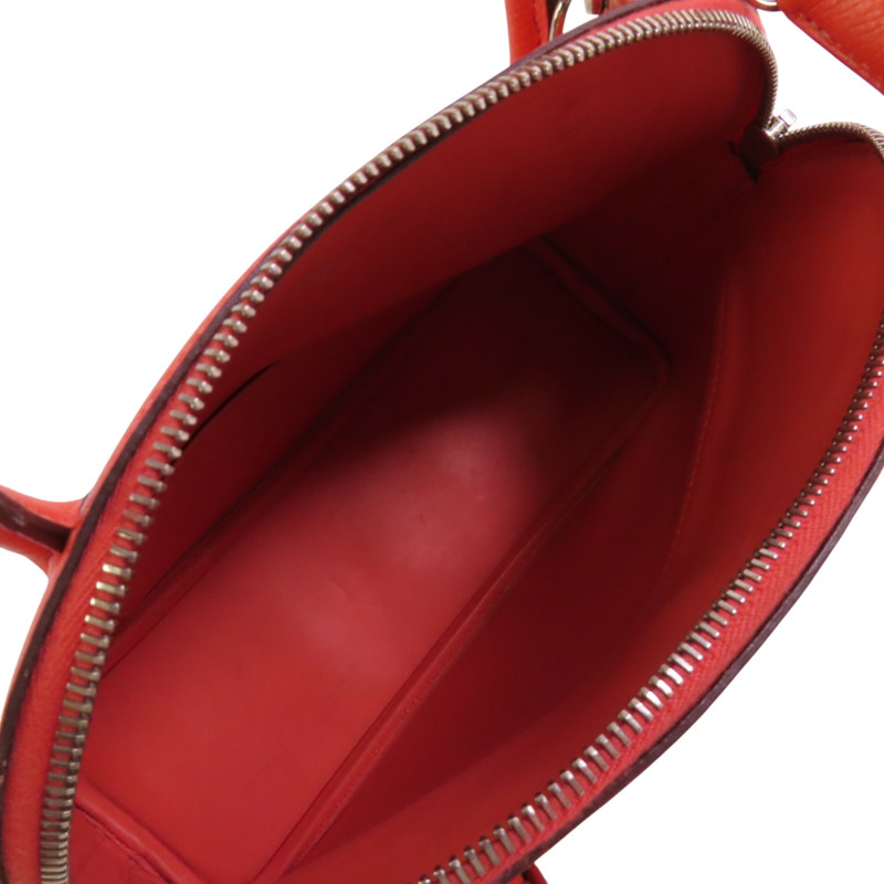HERMES Epsom皮革Bolide 27銀扣肩背袋-4