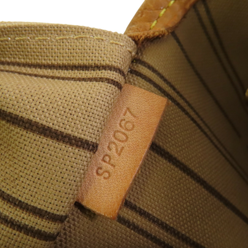 LOUIS VUITTON Monogram Neverfull MM金扣肩背袋-6