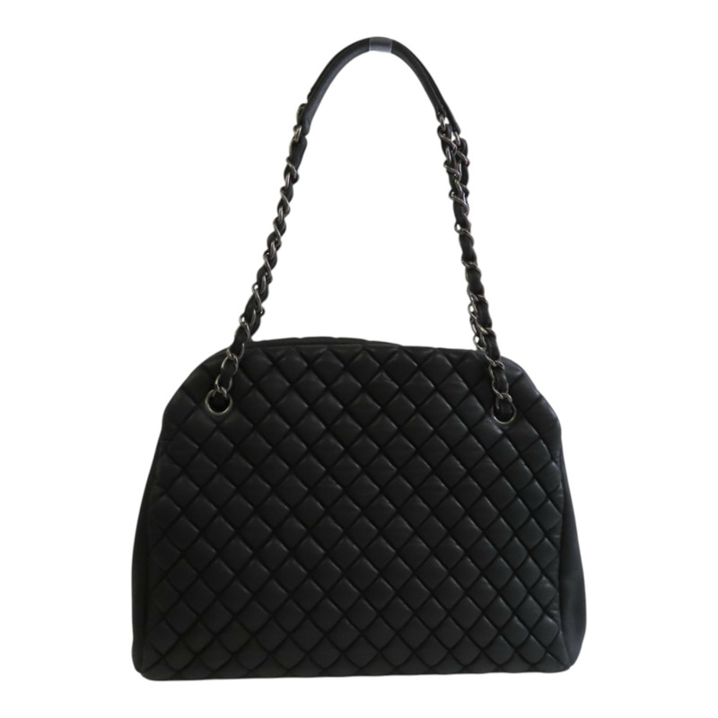 CHANEL 牛皮皮革Shoulder Bag銀扣鏈帶肩背袋-1
