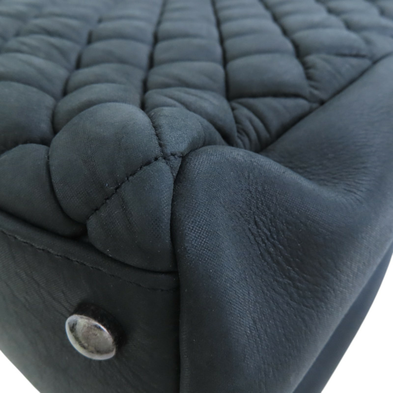 CHANEL 牛皮皮革Shoulder Bag銀扣鏈帶肩背袋-11