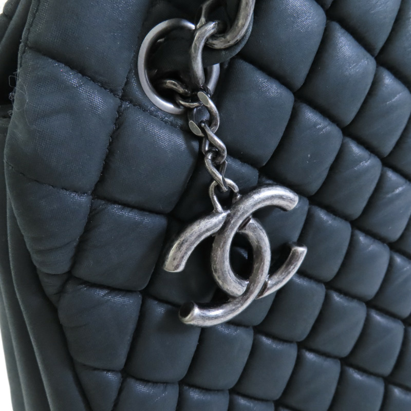 CHANEL 牛皮皮革Shoulder Bag銀扣鏈帶肩背袋-14