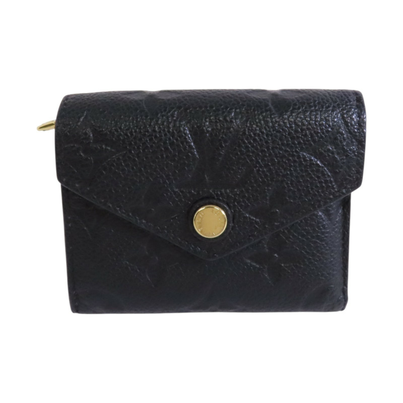 LOUIS VUITTON Monogram Empreinte Victorine Wallet金扣短錢包-0