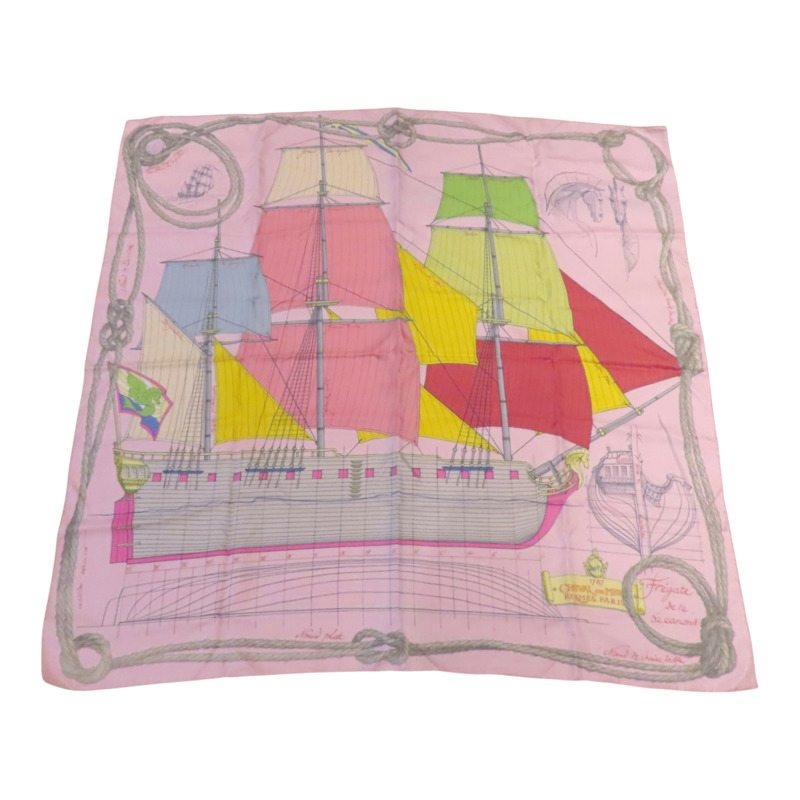 HERMES 絲質Scarf 90x90絲巾-0