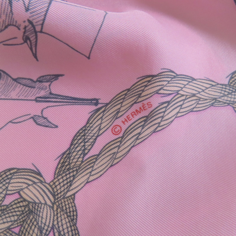 HERMES 絲質Scarf 90x90絲巾-4