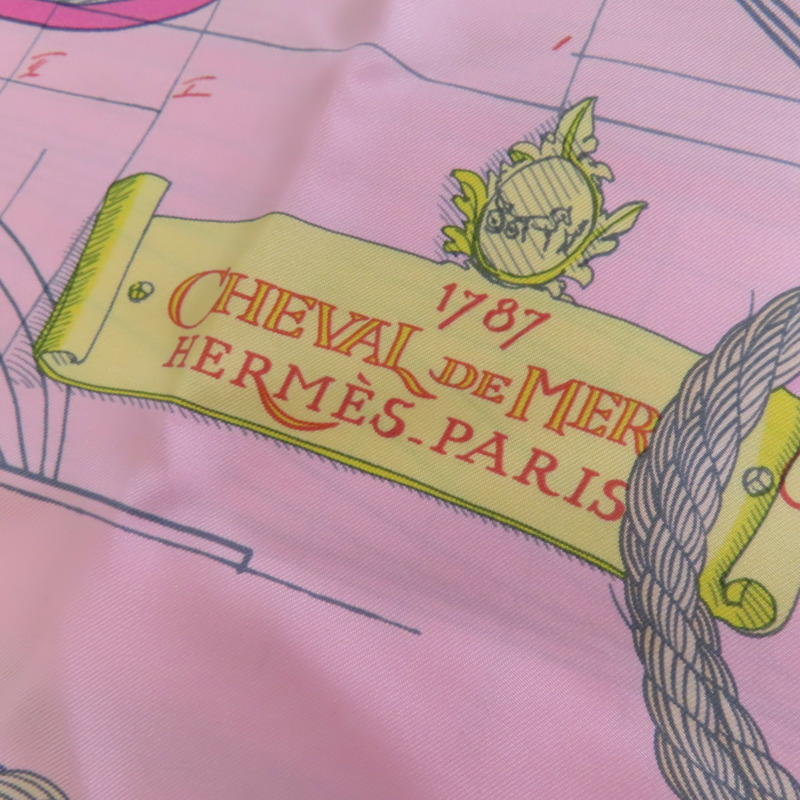 HERMES 絲質Scarf 90x90絲巾-5