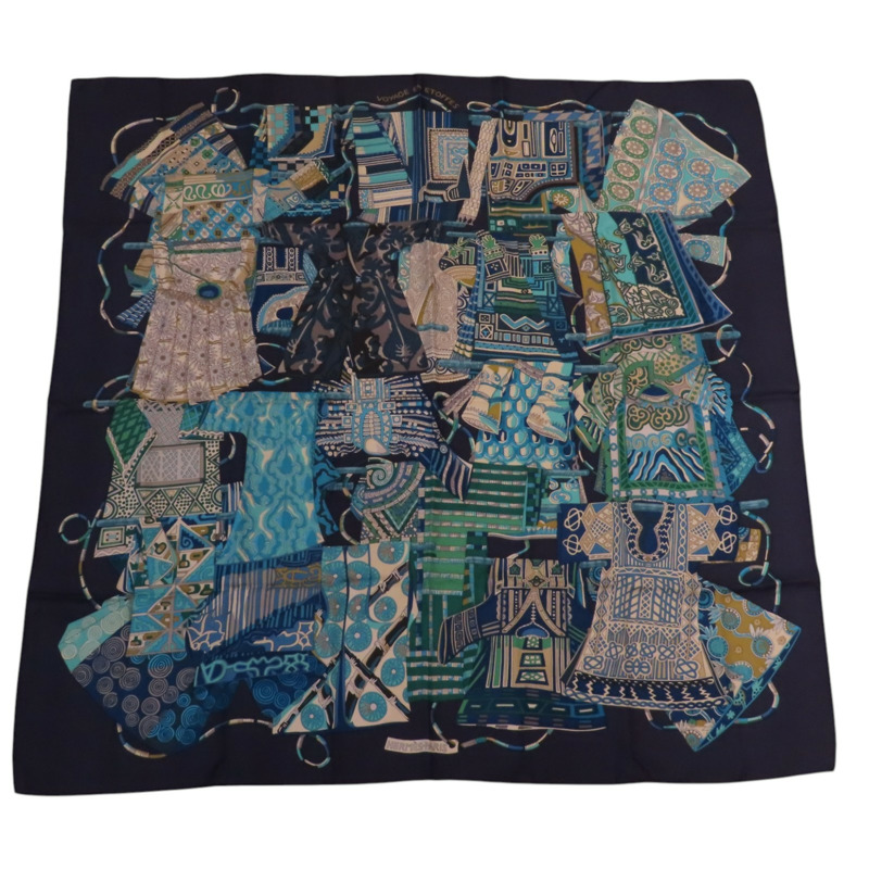 HERMES 絲質Scarf 90x90絲巾-0