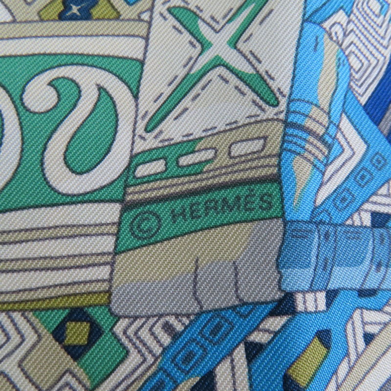 HERMES 絲質Scarf 90x90絲巾-4