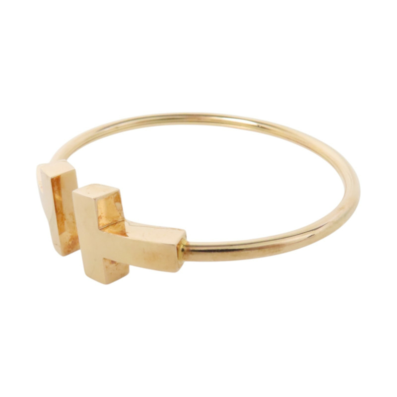 TIFFANY＆CO 18K玫瑰金T Wire Bracelet手鏈-1