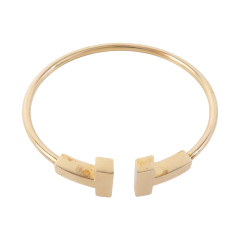 TIFFANY＆CO 18K玫瑰金T Wire Bracelet手鏈-4