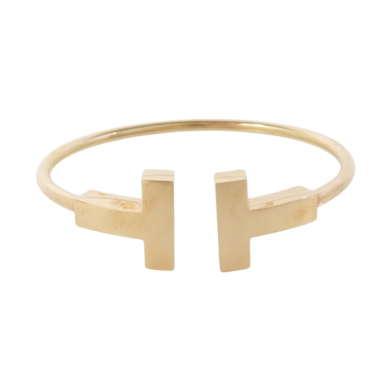 TIFFANY＆CO 18K玫瑰金T Wire Bracelet手鏈-6