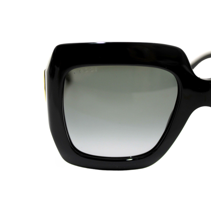 Gucci Black Oversized Square Frame Sunglasses GG0053S-3