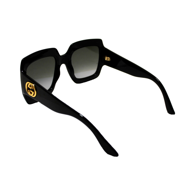 Gucci Black Oversized Square Frame Sunglasses GG0053S-7
