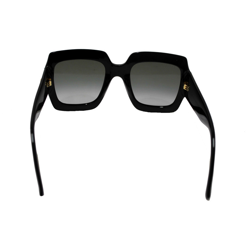 Gucci Black Oversized Square Frame Sunglasses GG0053S-10
